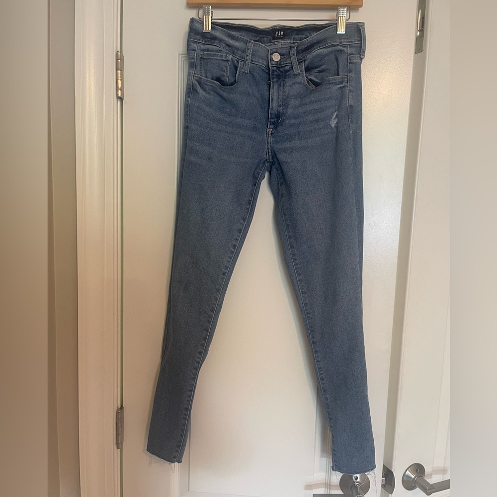 Deconstructed Skinny Jeggings